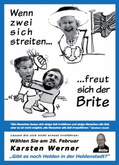 Kampagnenpamphlet der BüSo-Jugendbewegung