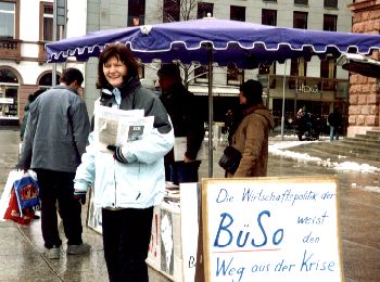 Kundgebung: Bush auf die Couch