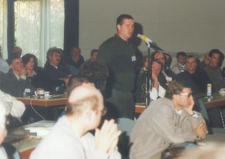 Ralf Geisendörfer auf dem Bundesparteitag der BüSo in Mainz