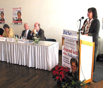 Helga Zepp-LaRouche spricht auf dem Bundesparteitag in Frankfurt