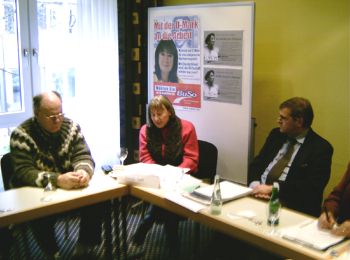 Ulla Apel beim Rechenschaftsbericht