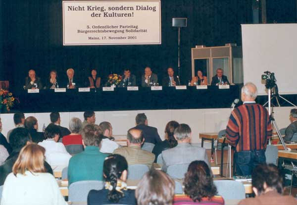 5. Bundesparteitag der BüSo in Mainz