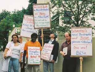 Spontan-Demo in Mainz