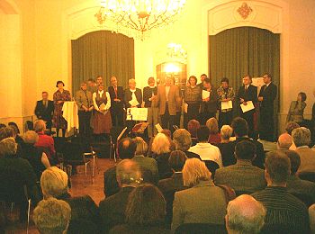 Abschlieende Rede vor Schluapplaus