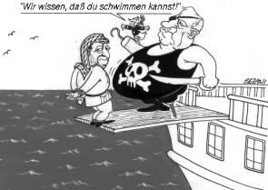 Wir wissen, daß Du schwimmen kannst