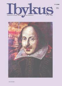 Titelseite des Kulturmagazins Ibykus mit Shakespeare