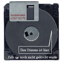 Querschnitt durch einen Datenträger