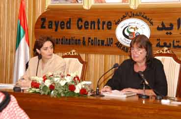 Helga Zepp-LaRouche spricht in Abu Dhabi